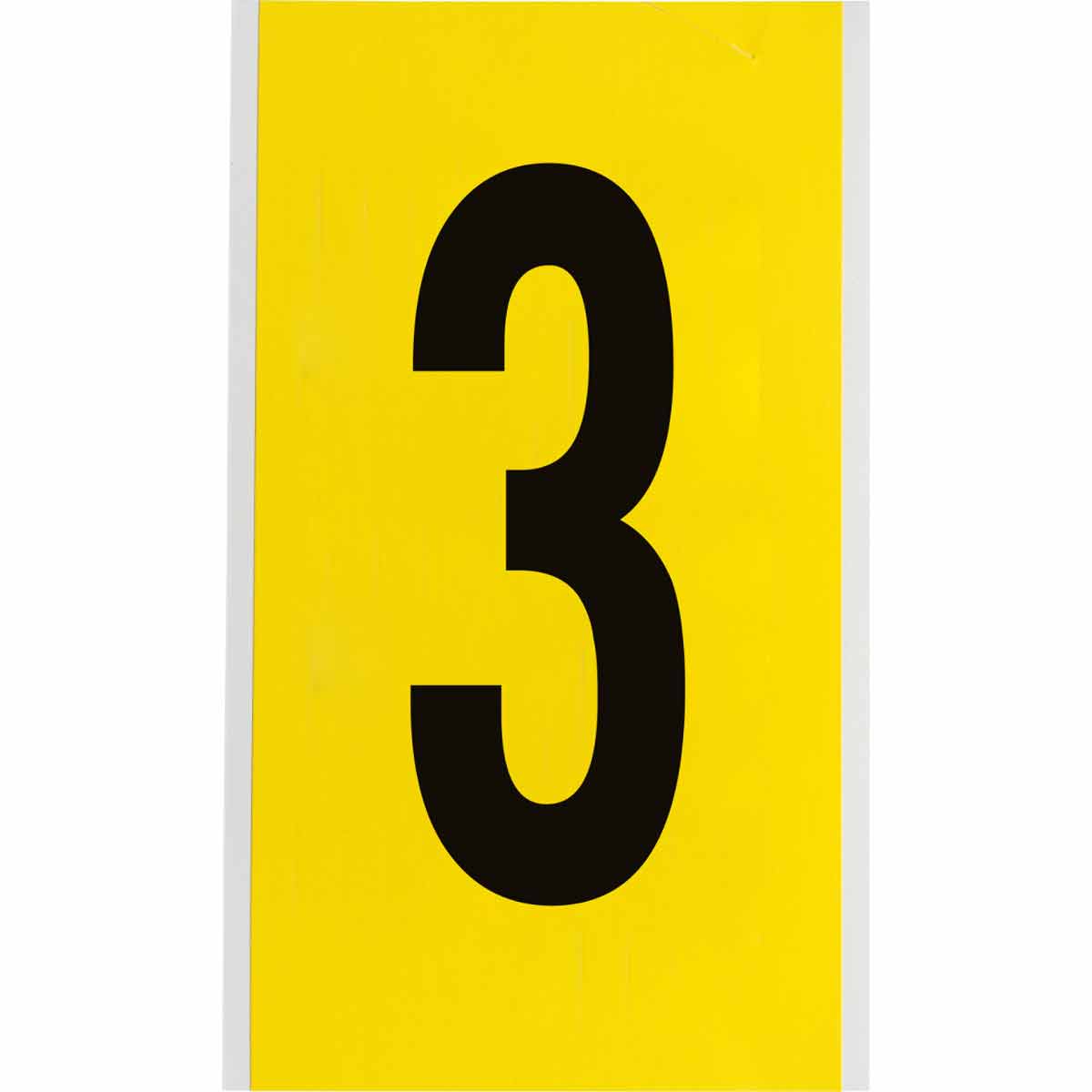 Brady 3470-2 Identical numbers and letters on one card for indoor use 034702