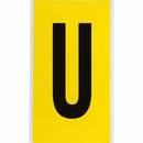 Brady 3470-U Identical numbers and letters on one card for indoor use 034731