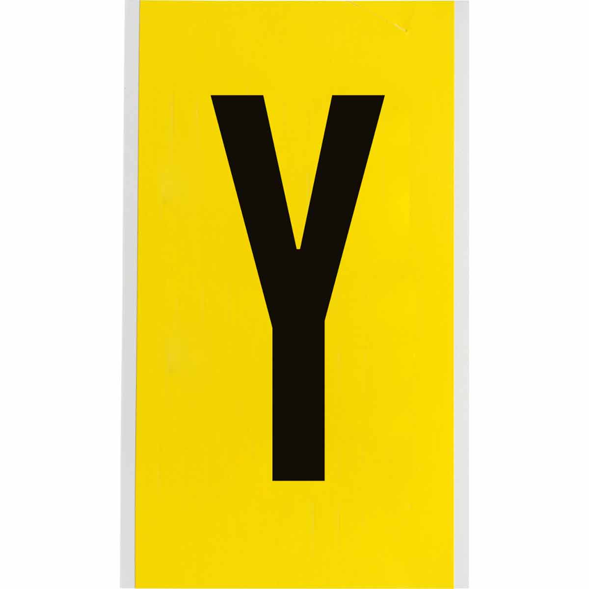 Brady 3470-X Identical numbers and letters on one card for indoor use 034734