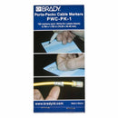 Brady PWC-PK-1 Porta-Pack Wire Marker Books - Write-on Self-laminating Markers 035400