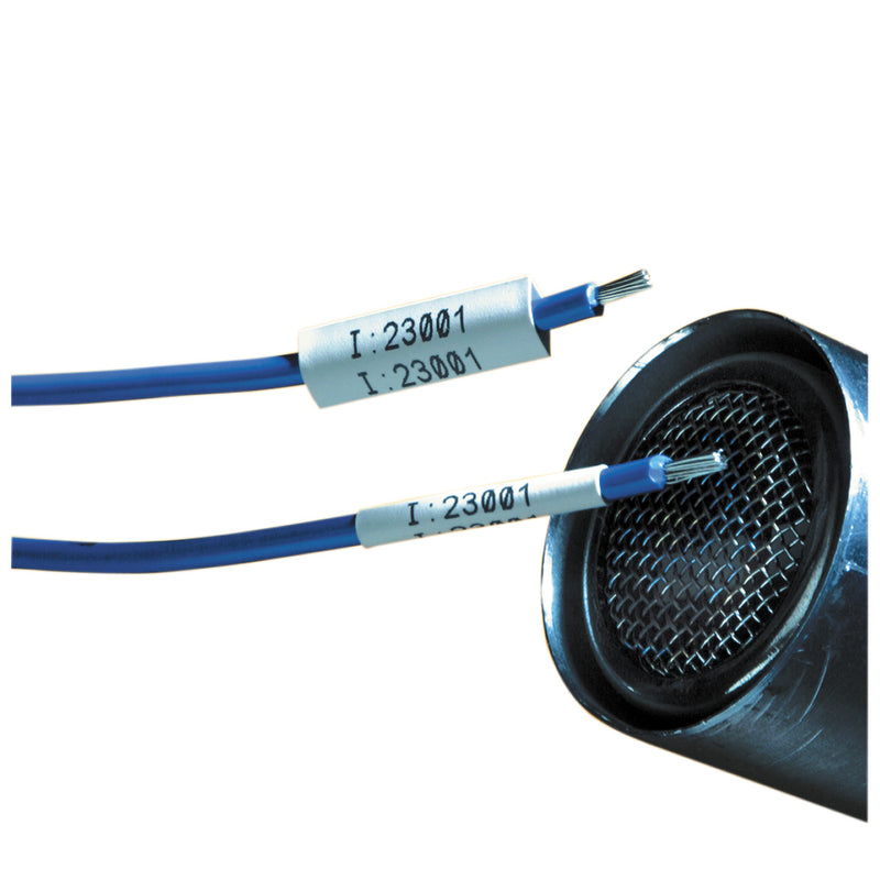 Brady M-187-1-342-R66 PermaSleeve Heat Shrink Wire and Cable Labels with R6600 Ribbon for BMP51 149621