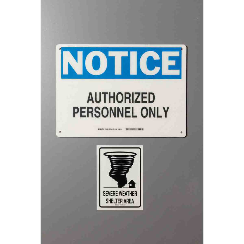 Brady B85-178x254-595-ANSINO Bbp85 Die Cuts - Vinyl 178X254 Ansino 130756