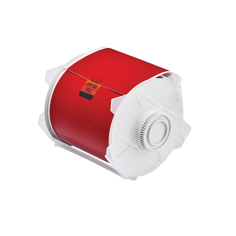 Brady Globalmark tapes - B-569 100 mm Red Globalmark High Performance Polyester Tape 076623