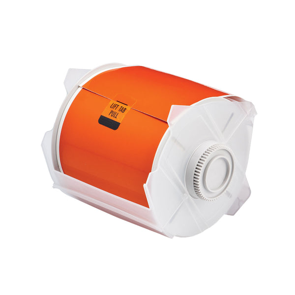 Brady Globalmark tapes - B-569 100 mm Orange Globalmark High Performance Polyester Tape 076635