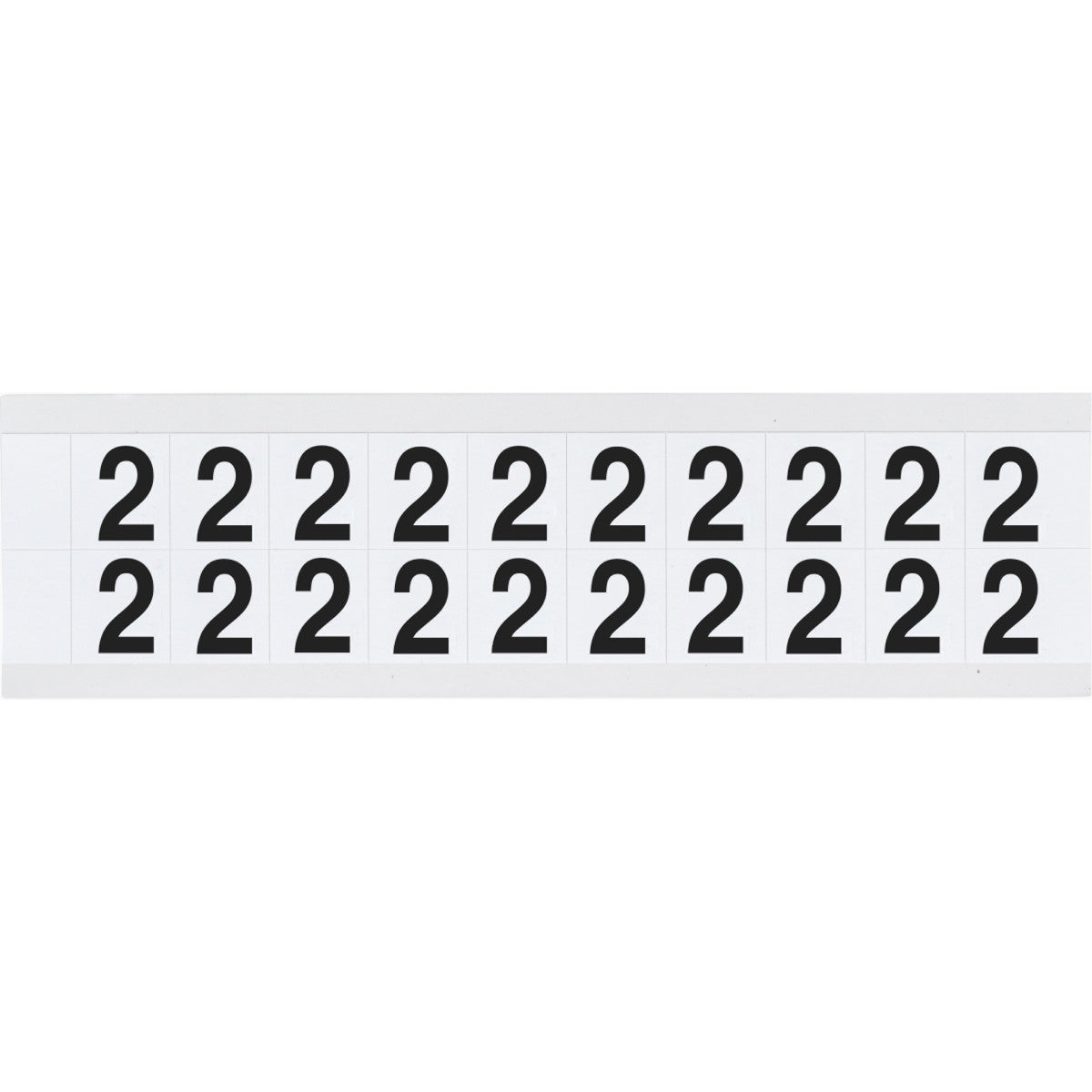 Brady 9712-2 Identical numbers and letters on one card for indoor and outdoor use 912341