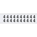 Brady 9712-4 Identical numbers and letters on one card for indoor and outdoor use 912339