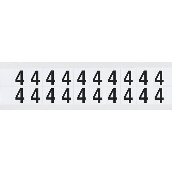 Brady 9712-4 Identical numbers and letters on one card for indoor and outdoor use 912339