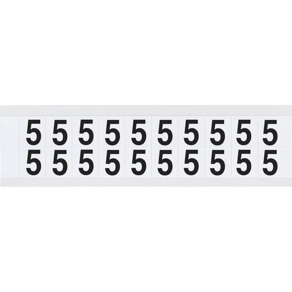 Brady 9712-5 Identical numbers and letters on one card for indoor and outdoor use 912338