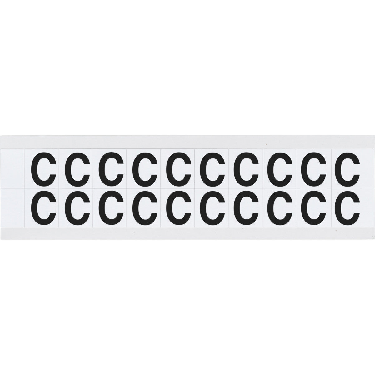 Brady 9712-C Identical numbers and letters on one card for indoor and outdoor use 912331