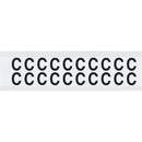 Brady 9712-C Identical numbers and letters on one card for indoor and outdoor use 912331