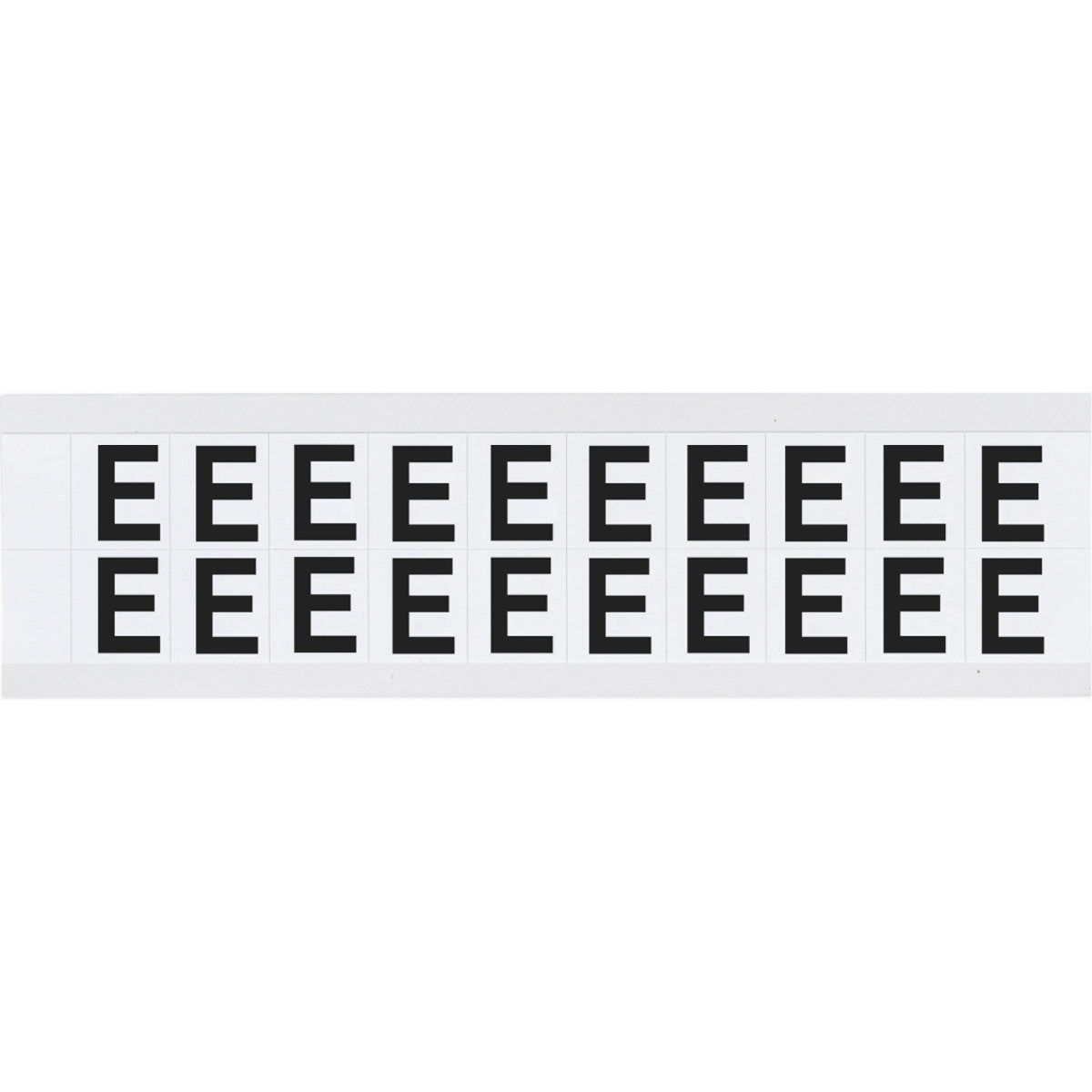 Brady 9712-E Identical numbers and letters on one card for indoor and outdoor use 912328