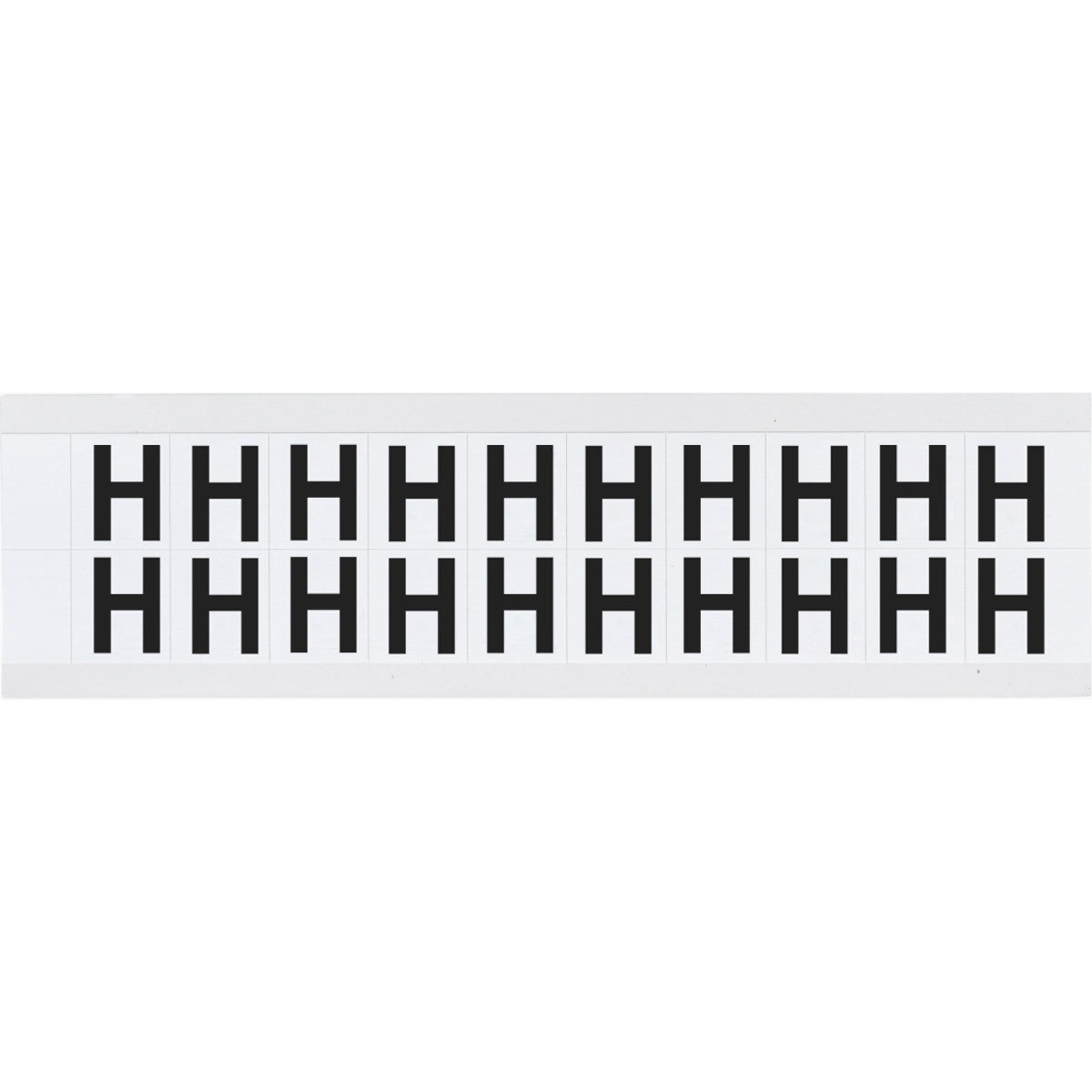 Brady 9712-H Identical numbers and letters on one card for indoor and outdoor use 912325