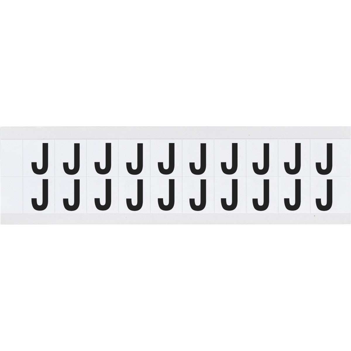 Brady 9712-J Identical numbers and letters on one card for indoor and outdoor use 912323