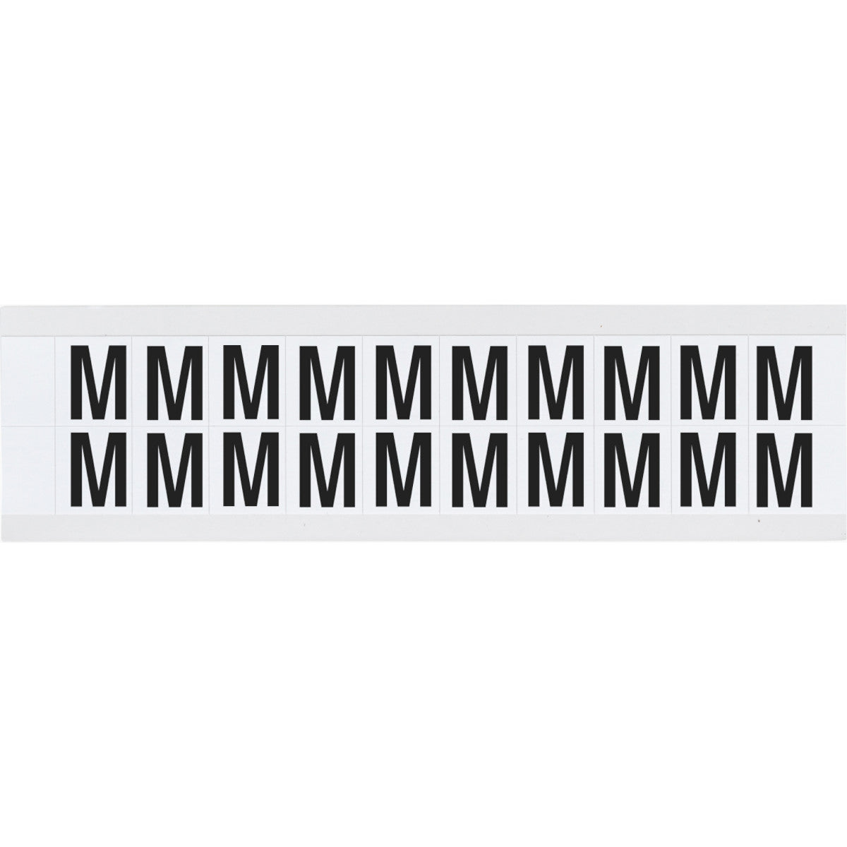 Brady 9712-M Identical numbers and letters on one card for indoor and outdoor use 912319