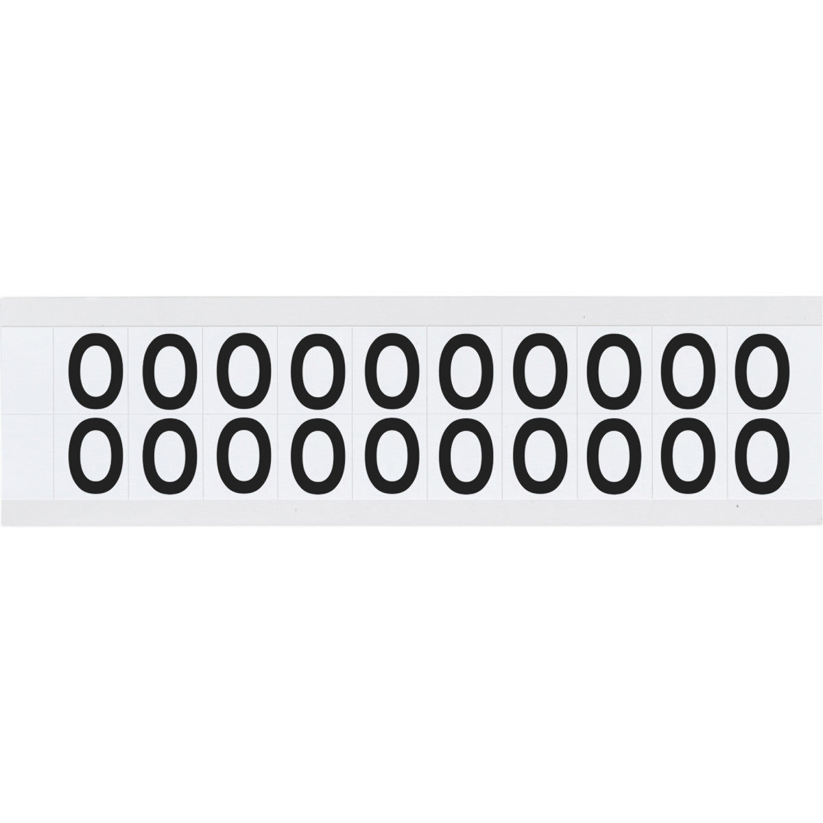 Brady 9712-O Identical numbers and letters on one card for indoor and outdoor use 912317