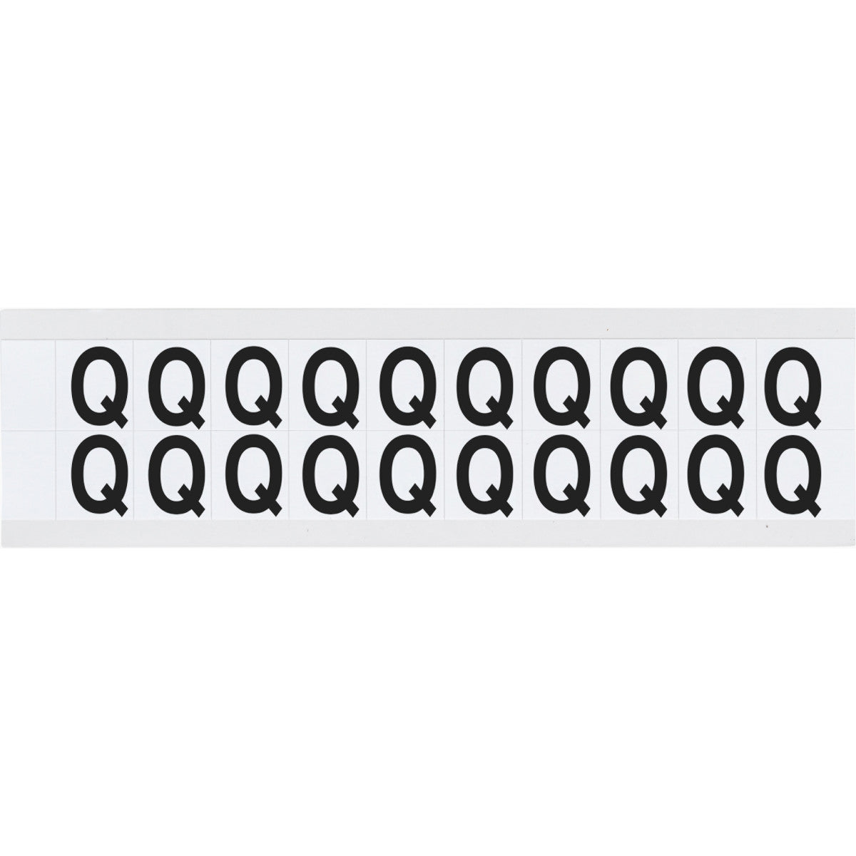 Brady 9712-Q Identical numbers and letters on one card for indoor and outdoor use 912315