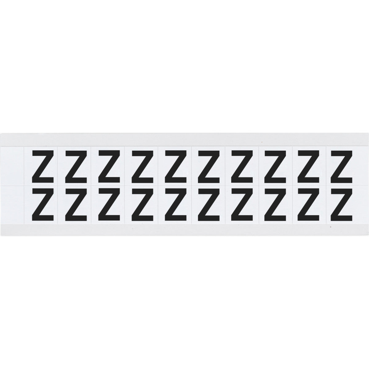 Brady 9712-Z Identical numbers and letters on one card for indoor and outdoor use 912306