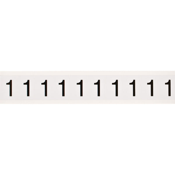 Brady 9713-1 Identical numbers and letters on one card for indoor and outdoor use 912304