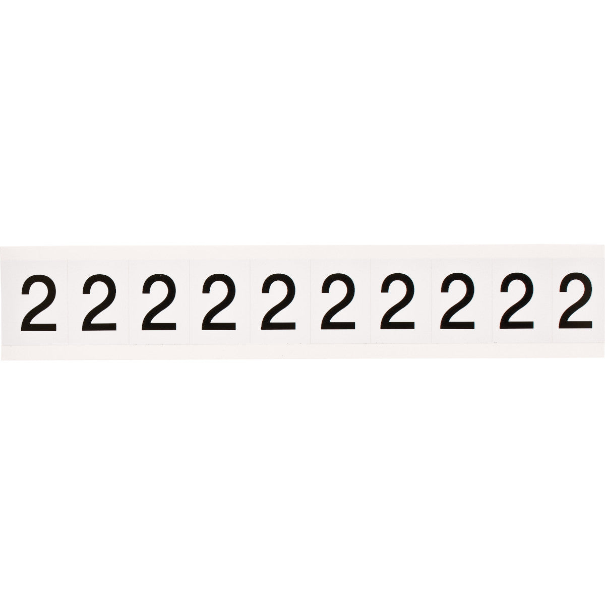 Brady 9713-2 Identical numbers and letters on one card for indoor and outdoor use 912303