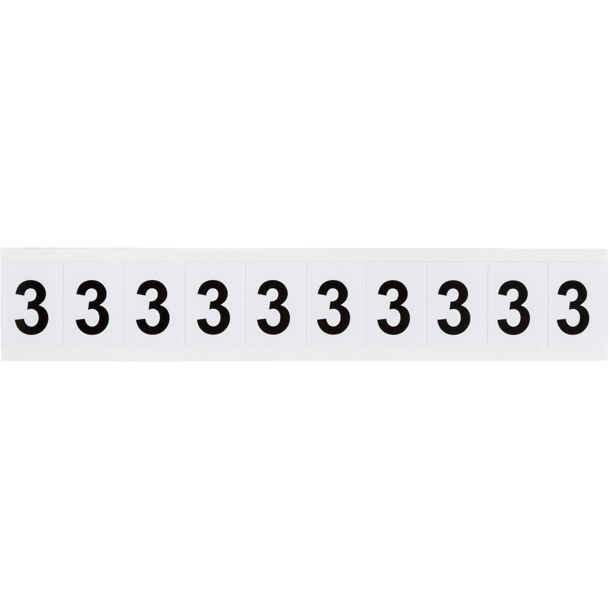 Brady 9713-3 Identical numbers and letters on one card for indoor and outdoor use 912302