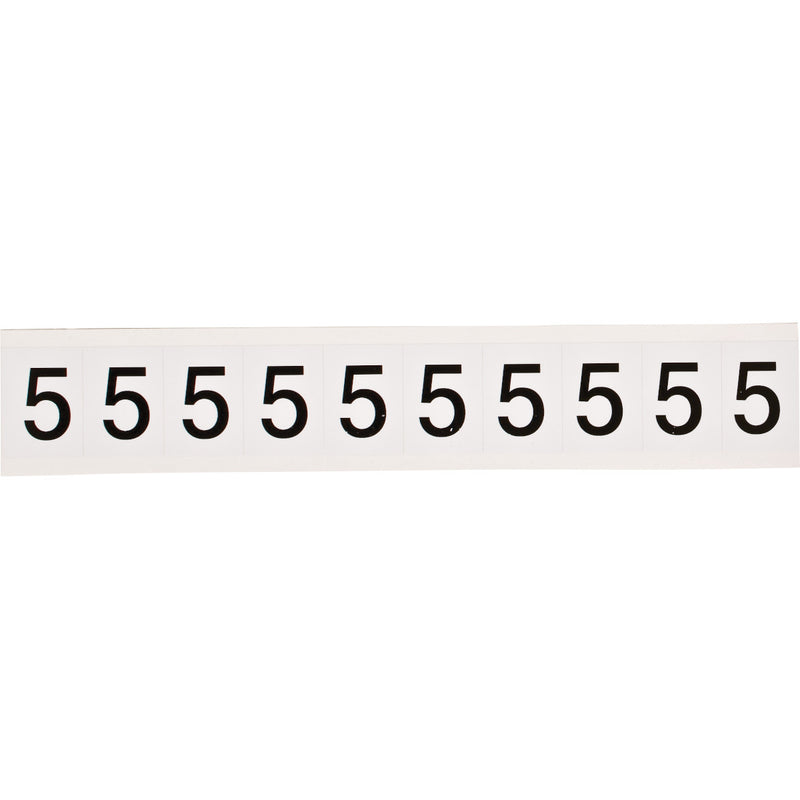 Brady 9713-5 Identical numbers and letters on one card for indoor and outdoor use 912300