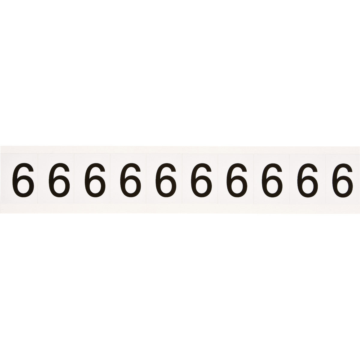 Brady 9713-6 Identical numbers and letters on one card for indoor and outdoor use 912299