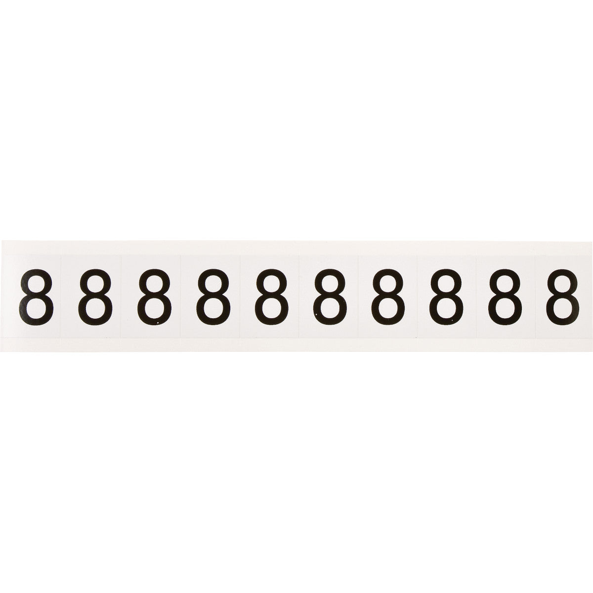Brady 9713-8 Identical numbers and letters on one card for indoor and outdoor use 912297