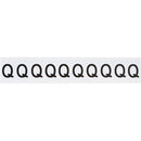 Brady 9713-Q Identical numbers and letters on one card for indoor and outdoor use 912276