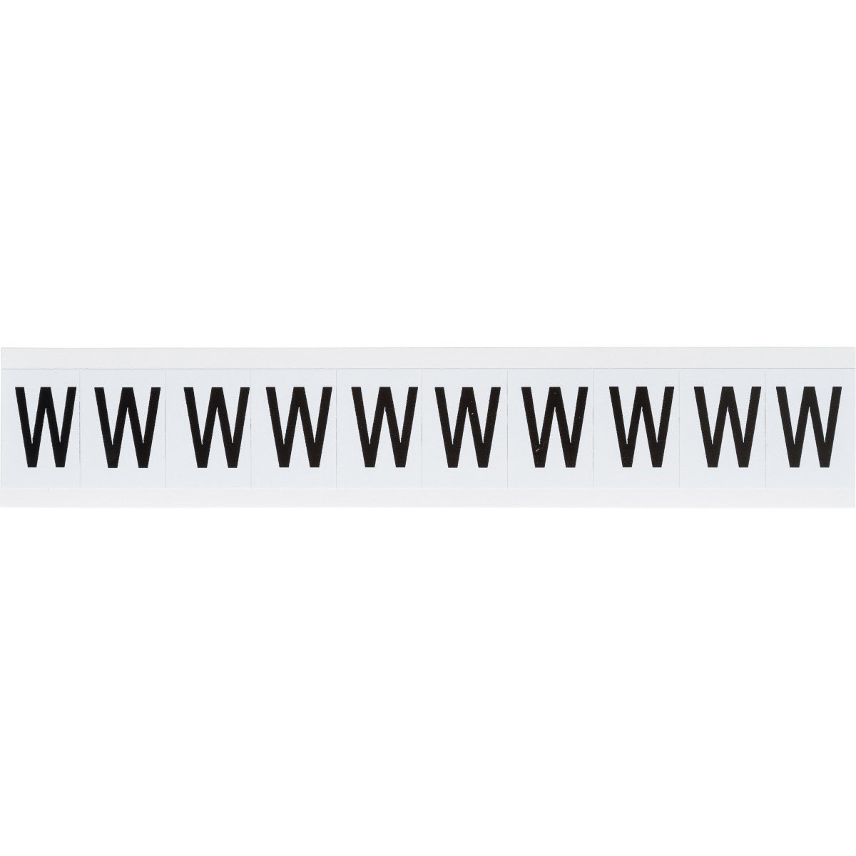 Brady 9713-W Identical numbers and letters on one card for indoor and outdoor use 912270