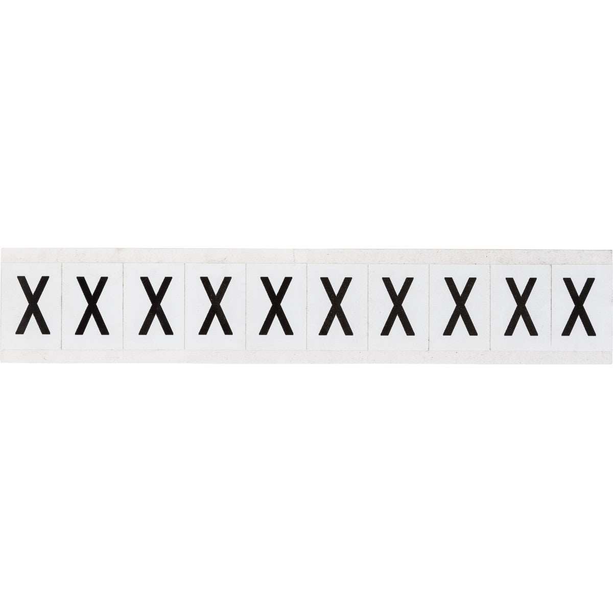 Brady 9713-X Identical numbers and letters on one card for indoor and outdoor use 912269