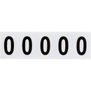 Brady 9714-0 Identical numbers and letters on one card for indoor and outdoor use 097049