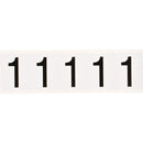 Brady 9714-1 Identical numbers and letters on one card for indoor and outdoor use 097050