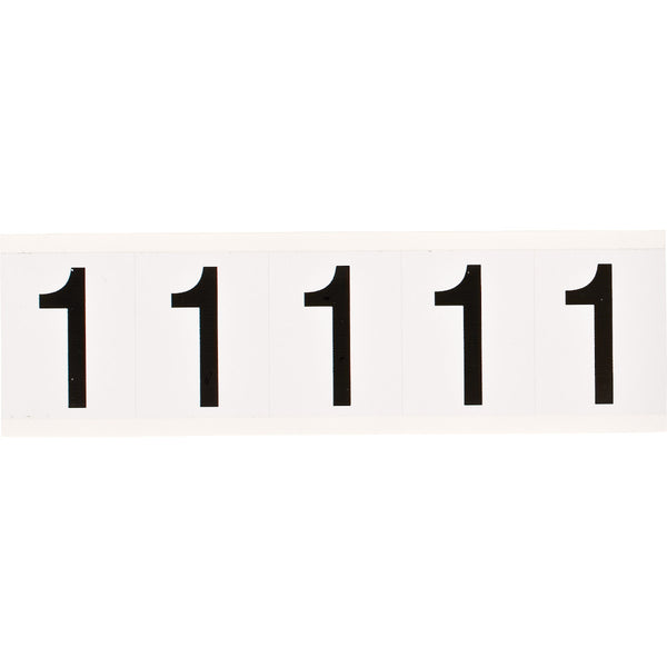 Brady 9714-1 Identical numbers and letters on one card for indoor and outdoor use 097050