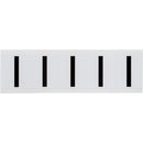 Brady 9714-I Identical numbers and letters on one card for indoor and outdoor use 097690