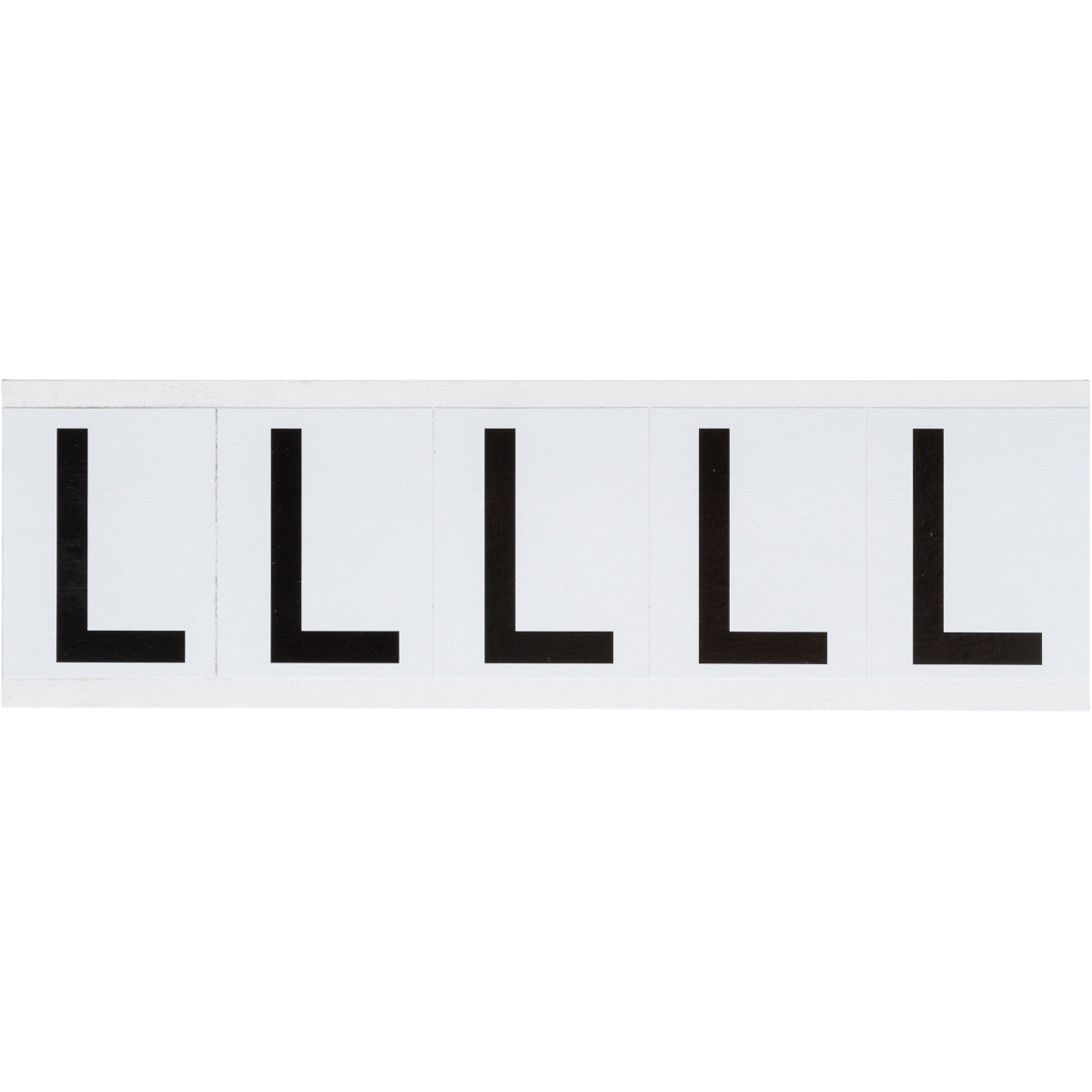 Brady 9714-L Identical numbers and letters on one card for indoor and outdoor use 097693