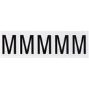 Brady 9714-M Identical numbers and letters on one card for indoor and outdoor use 097694