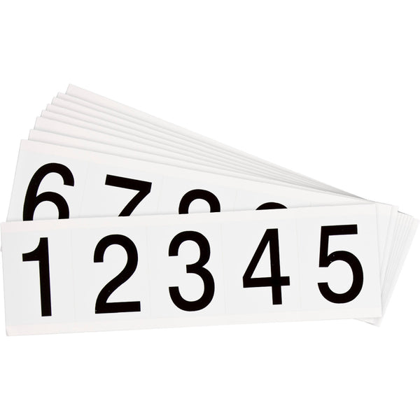 Brady 9714-# KIT Numbers in combination packs for indoor and outdoor use 097711