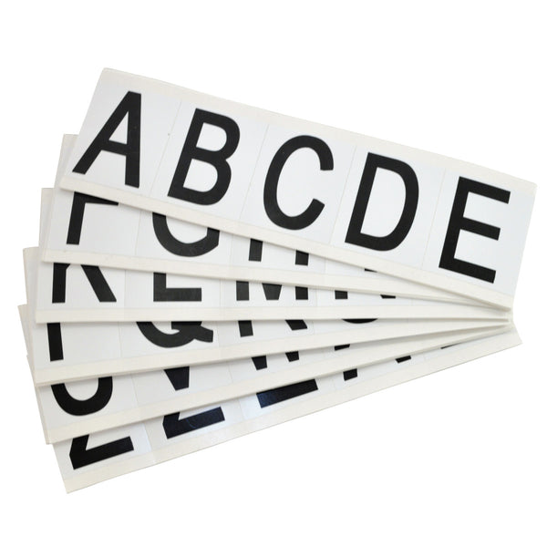 Brady 9714-LTR KIT Letters in combination packs for indoor and outdoor use 097712