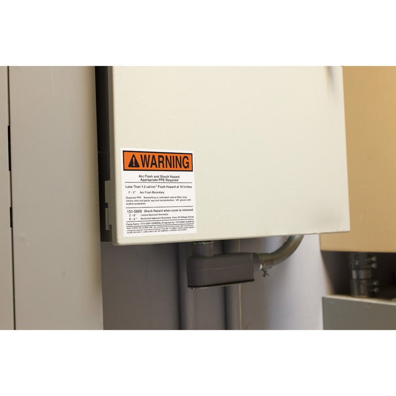 Brady B85-102x152-595-ANSIWA Bbp85 Die Cuts - Vinyl 102X152 Ansiwa 130758