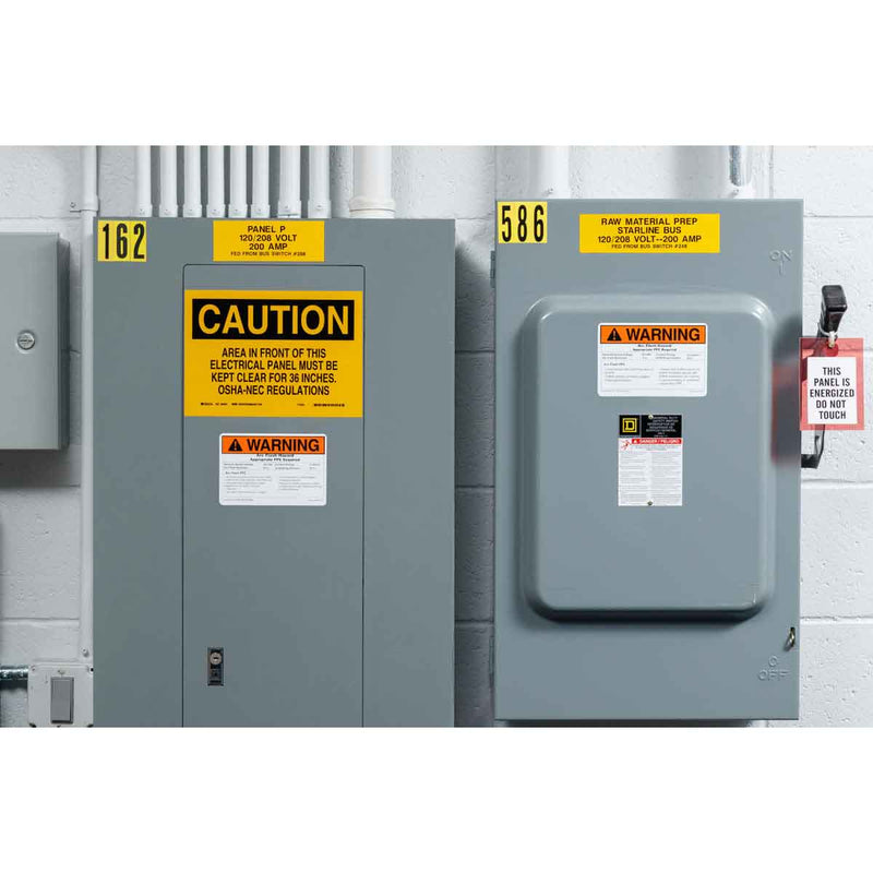 Brady B85-102x152-595-OSHACA Bbp85 Die Cuts - Vinyl 102X152 Oshaca 130761