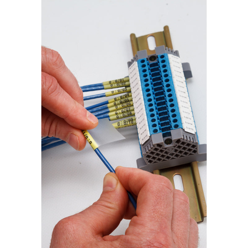 Brady PTL-21-427-YL Self-Laminating Vinyl Labels For M611, Bmp61 And Bmp71 018511