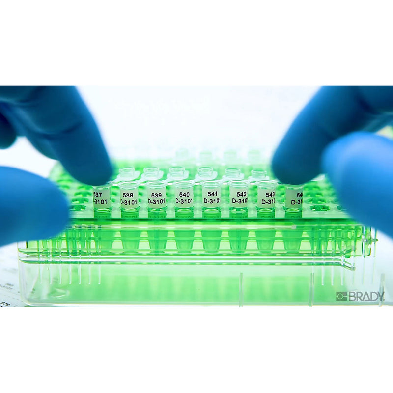 Brady B33-289-492-WT PCR Tube Label for BBP33/i3300 Printers 307018