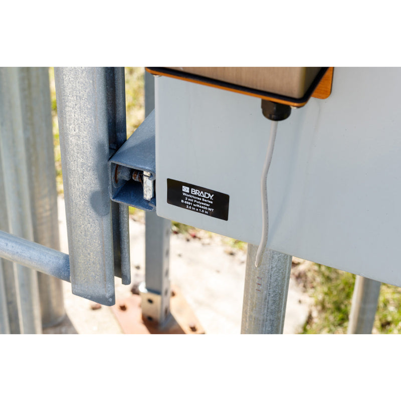 Brady B33C-4000-8591-BK B33 Continuous Weather Resistant Outdoor Polyester Labels 151390