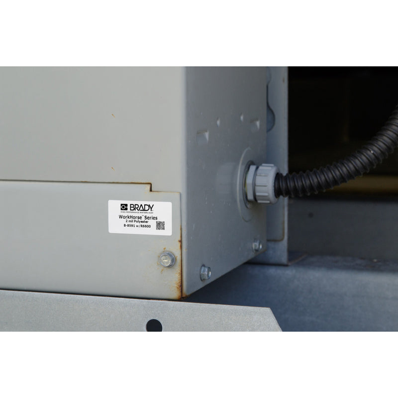 Brady B33C-3000-428 Metallized Polyester Labels For Bbp33/I3300 Printers 133996