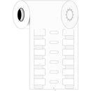 Brady B33-10x4,4-7697-WT Rigid Durasleeve Wire Marking Inserts For Bbp33/I3300 Printers 198745