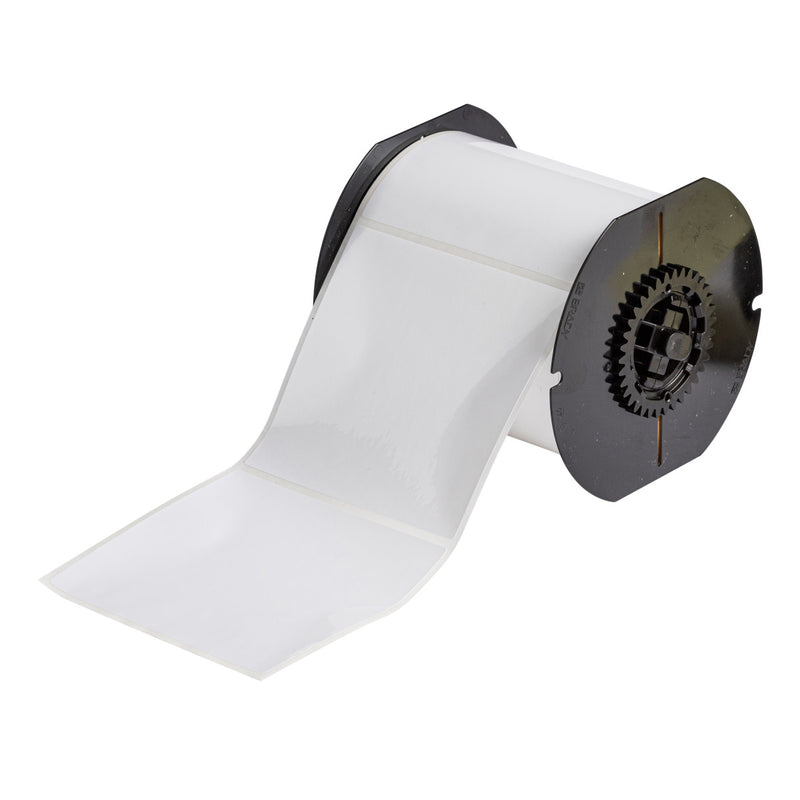 Brady B33-161-484 B33 Series Flexible White Polyester with Permanent Rubber-based Adhesive Labels 153115