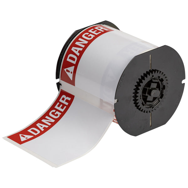 Brady B33-161-483-ANSIDA B33 Series High Adhesion Glossy Polyester Preprinted Danger Labels 152868