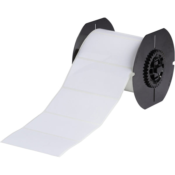 Brady B33-55-484 B33 Series Flexible White Polyester with Permanent Rubber-based Adhesive Labels 153114