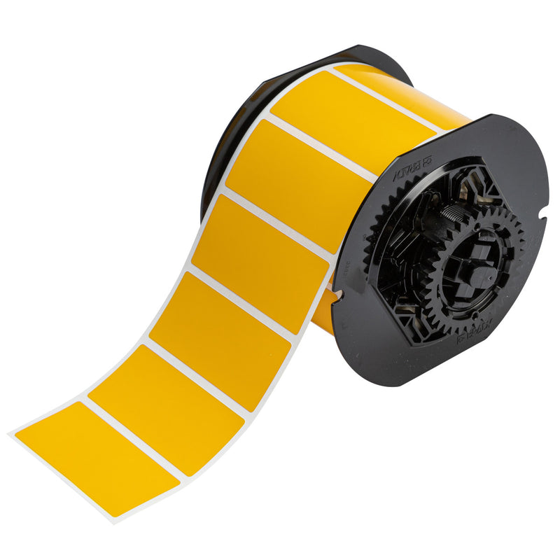 Brady B33-7-8591-YL B33 Series Weather Resistant Outdoor Polyester Labels 152932