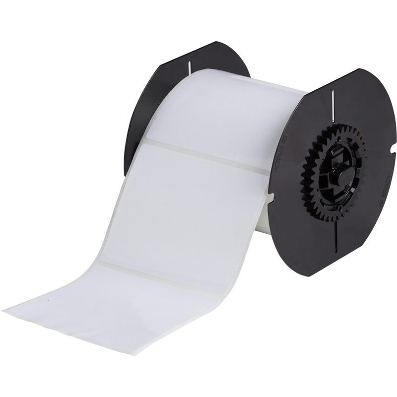 Brady B33-76-483 B33 Series White Polyester with Permanent Rubber-based Adhesive Labels 152865